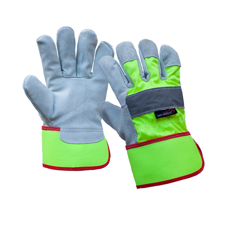 SAFE HANDLER Reflect Pro Rigger Gloves, OSFM, PK3 SH-MS-611-HG